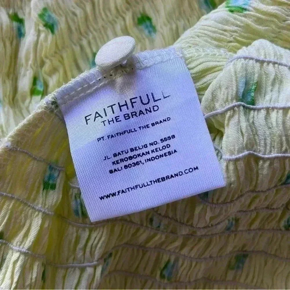 Faithful The Brand Gombardy Mini Dress Bisset Foral print  SIZE 10 / XL - Picture 10 of 11